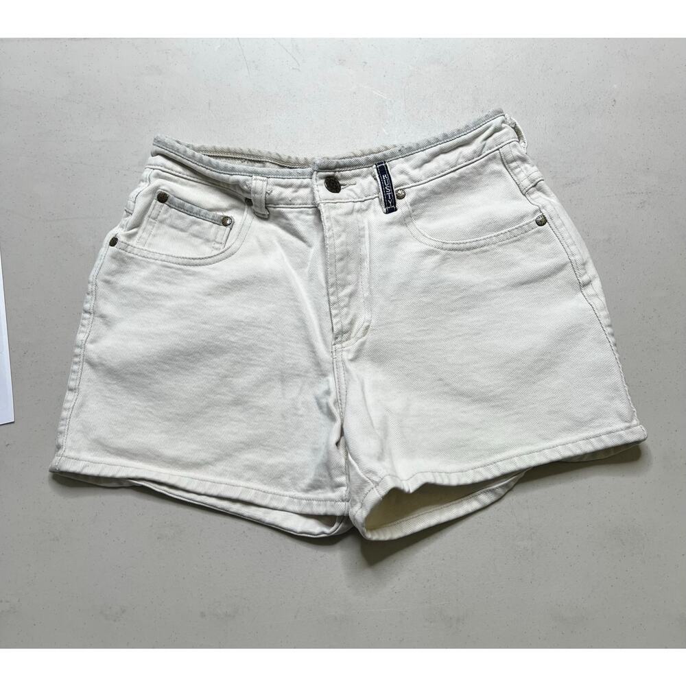 Y2K Rusty Womens Shorts‎ Size 5  White/Cream Vintage Denim USA - 90's - summer